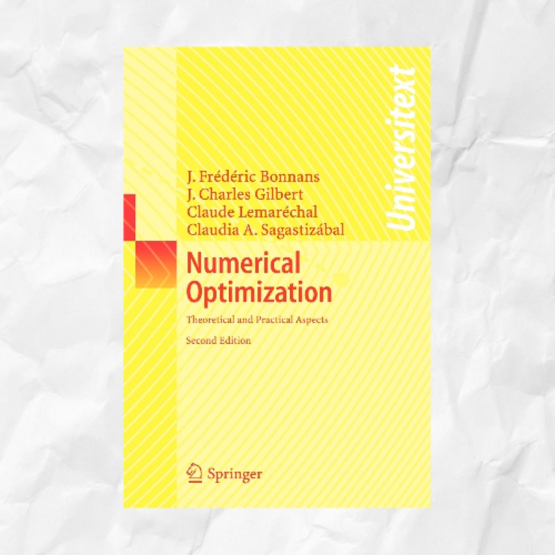 Cover of Numerical Optimization, 2nd Edition