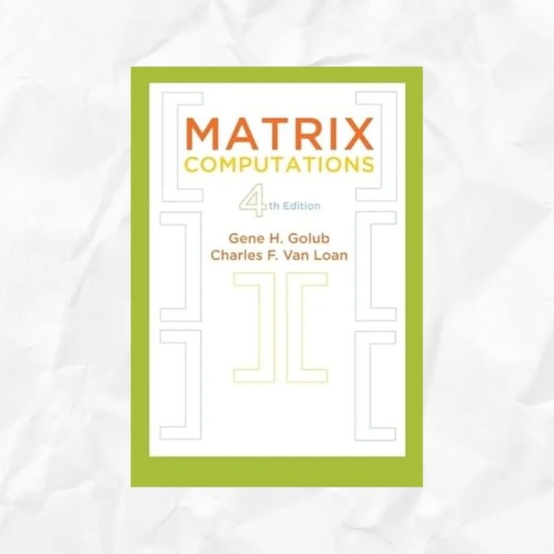 Couverture de Matrix Computations, 4th Edition