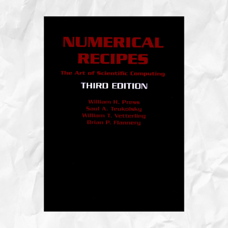 Cover of Numerical Recipes, 3rd Edition