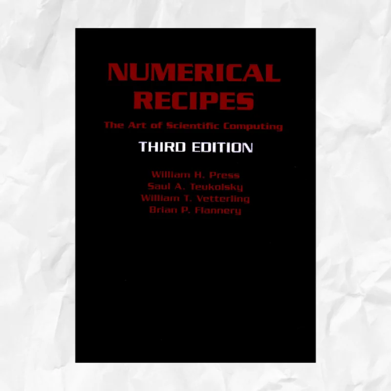 Couverture de Numerical Recipes, 3rd Edition